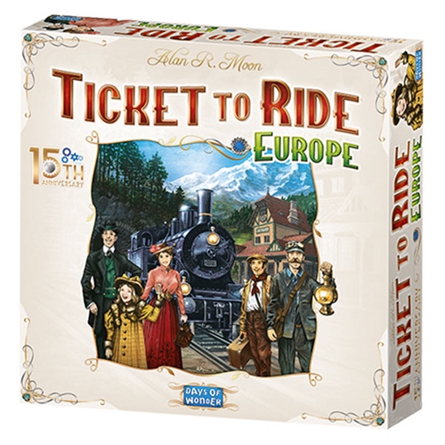 Ticket to Ride Europe 15th Anniversary Edition - Brætspil